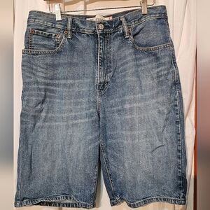 Levi's 569 Loose Straight Denim Men's Jean Shorts, Size 34